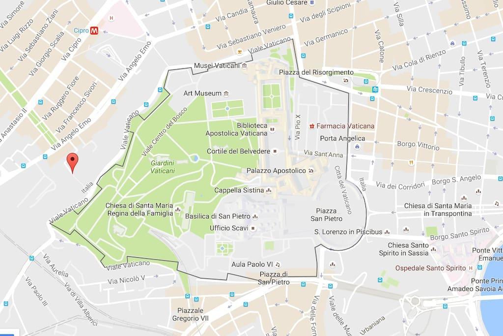 Il Pesco Al Vaticano Róma Kültér fotó